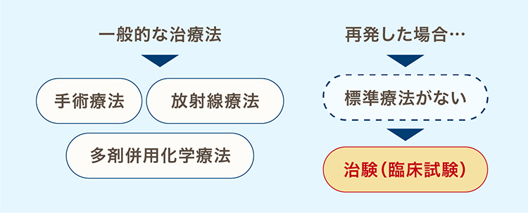 治療法のフロー図