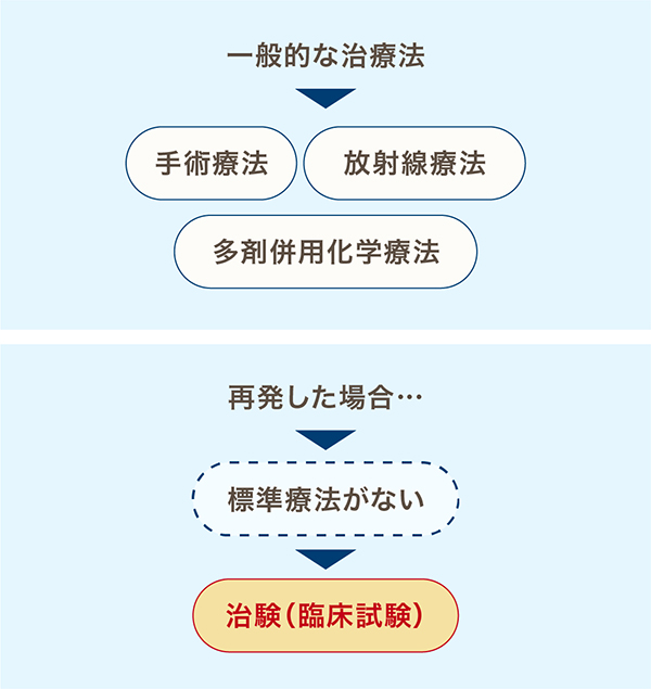 治療法のフロー図