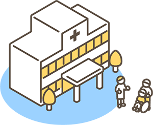 医療機関のイラスト